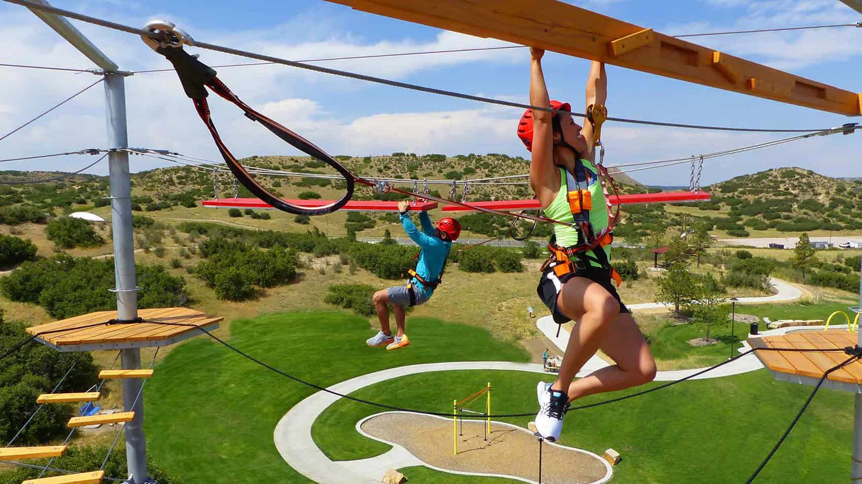 Aerial adventure at The EDGE park